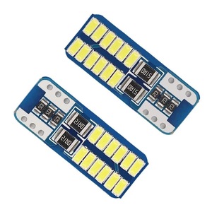 Feux de stationnement LED pour voiture, éclairage intérieur, lumières décoratives, T10 W5W, 194 168 3014, décodage 24 lumières - Product Image 2
