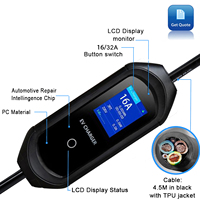 Chargeur de voiture électrique domestique BOMERN EVSE 16a, chargeur EV GBT 3,5 kw pour VW ID4 BYD, chargeur EV portable