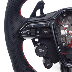 Volante de Fibra de Carbono Personalizado para <span class=keywords><strong>Audi</strong></span> RS <span class=keywords><strong>A3</strong></span> A4 A5 A6 A7 S3 S4 S5 S6 S7 RS3 RS4 RS5 RS6 RS7 Q3 Q5 Q7 Q8 SQ5 RR TTRS R8 TT - Product Image 2