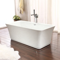 Mitigeur de bain-douche sur pied en laiton, pour baignoire, avec fonction de remplissage et de douche