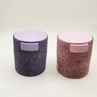 Accessoires de luxe pour faux-cils, colle d'extension, support de stockage en diamant, pot hermétique pour strass