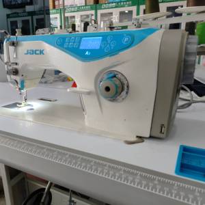Pre-Owned Jack A3 Programmable Industrial <b>Sewing</b> Machine Single Needle Lock Stitch Auto Thread Trimmer Metal Components Motor - Product Image 3