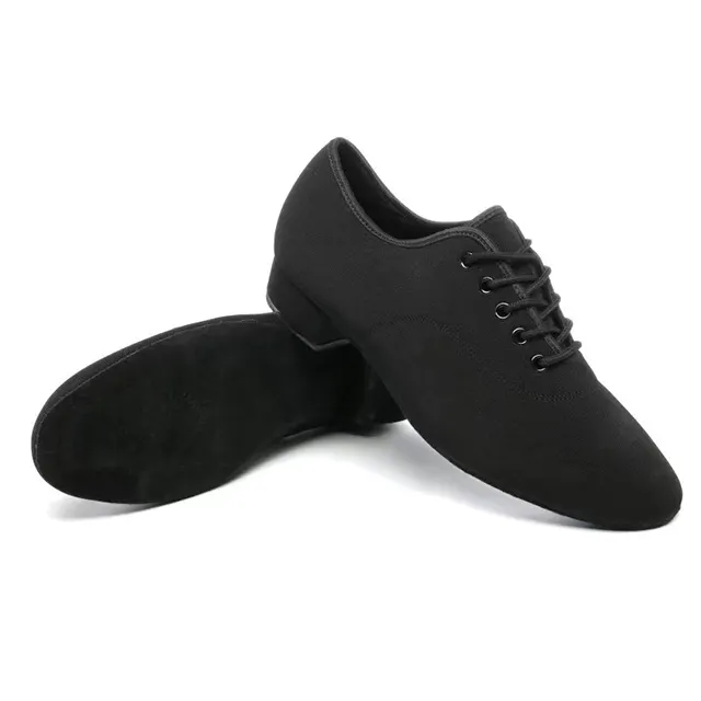 Factory wholesale men Oxford Cloth Teacher Latin Dance Shoes Adult Ballroom dance shoes
