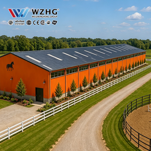 Fournisseur de structures préfabriquées sur mesure en acier pour arènes équestres avec évaluation sismique et desingénierie basées sur des projets pour les programmes de saut d'obstacles - Product Image 1