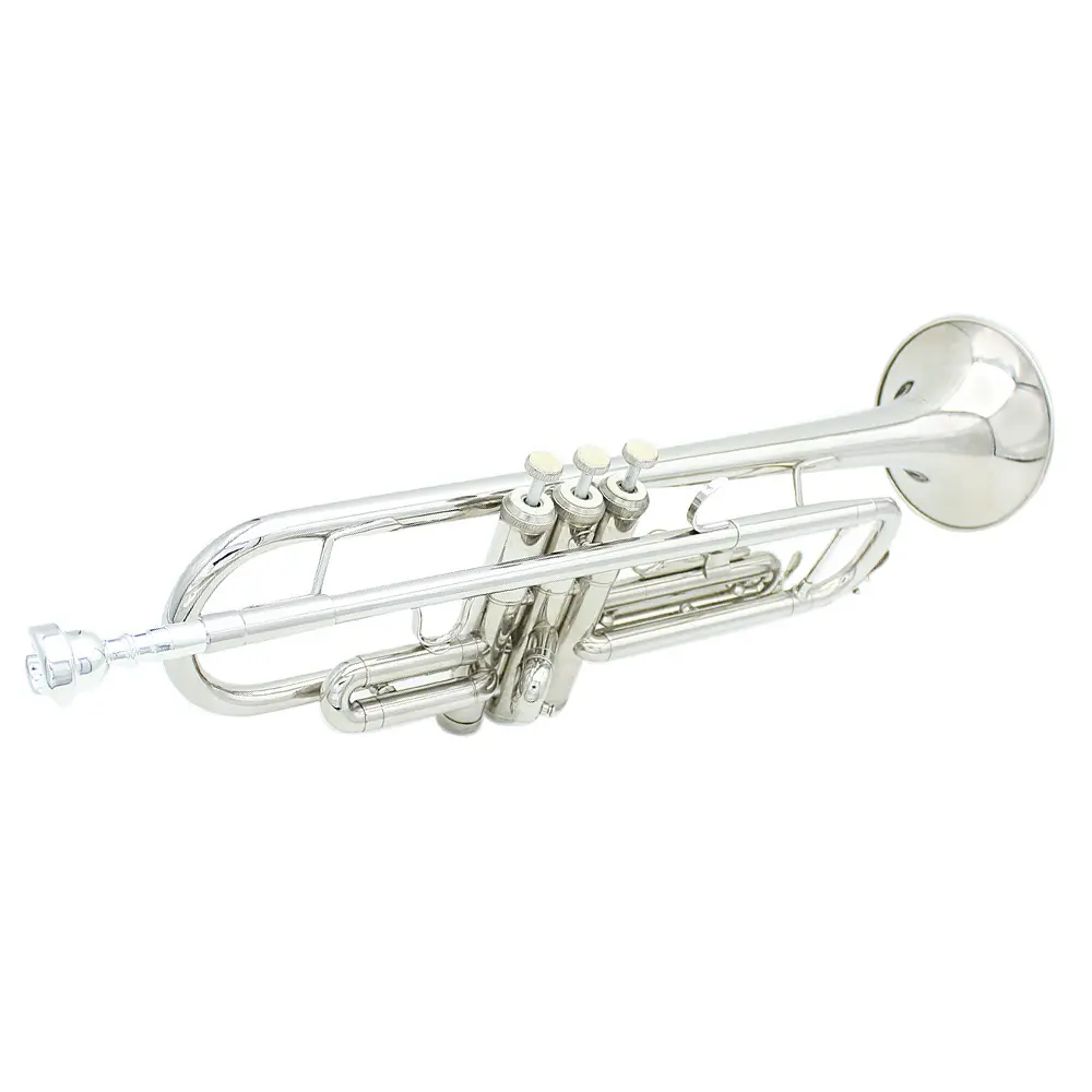 New Arrival Trumpet Bb B Flat Brass Exquisite Trumpet with Mouthpiece Gloves
