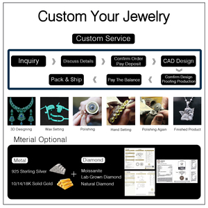 Collana con Ciondolo a Cuore in Moissanite VVS, Diamante Sintetico, Catena in Argento Sterling S925 4.0mm per Donne Smile <span class=keywords><strong>GR</strong></span> - Product Image 3