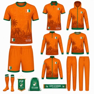 <span class=keywords><strong>Maillot</strong></span> de <span class=keywords><strong>football</strong></span> original de l'équipe nationale de Côte d'Ivoire 2026 pour homme et femme – Nouvelle collection domicile et extérieur pour supporters - Product Image 3