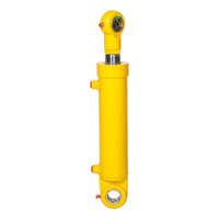 Cylindre hydraulique haute performance pour remorque benne basculante, cylindre télescopique multi-étages robuste sur mesure