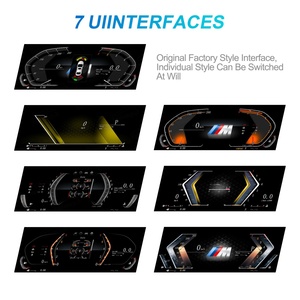 Navihua 12.3Car Lcd Digital Cluster Instrument Auto Carplay Virtual Cockpit <b>Speedometer</b> <b>for</b> BMW X5 E70 2006 2013 Ghost Screen - Product Image 5