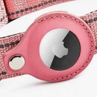 Collier tactique pour chien avec support AirTag, rechargeable, durable, double rangée de coutures réfléchissantes, libération rapide, en nylon, pour chiens de petite et grande taille