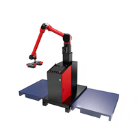 Station de palettisation collaborative avec bras robotique cobot à six axes et base élévatrice 30/35/50 kg, capacité de 7 à 10 pièces/min, garantie 1 an