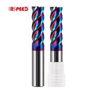 सीएनसी टंगस्टन ठोस कार्बाइड HRC45 HRC55 HRC65 2/4 बांसुरी कोने त्रिज्या बैल नाक अंत चक्की - Product Image 4