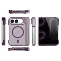 Nouvelle coque de téléphone pliable antichoc en TPU avec protection des quatre coins, toucher doux, PC transparent et support à bande pour iPhone 18 Fold 2026