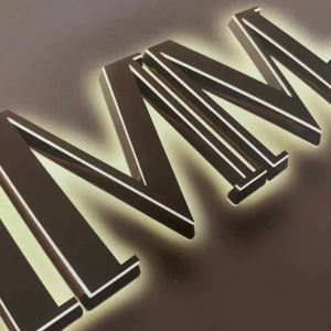 Ingrosso su misura Led segnaletica del telaio cartello di bordo pubblicità esterna esterna Led Logo retroilluminato segno - Product Image 5