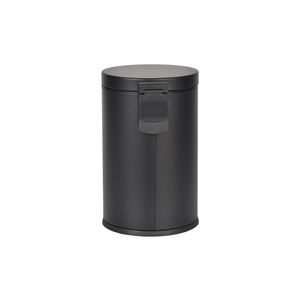 Poubelle de rangement en acier inoxydable noir de bonne qualité avec pédale pour les chambres d'hôtel - Product Image 5