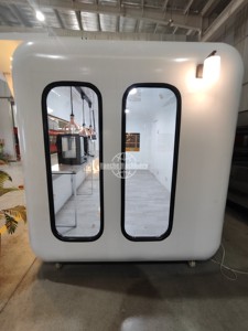 New Modern Stainless Steel Commercial <b>Towable</b> Food Trailer for Ice Cream 220V Portable High Productivity for Hotels - Product Image 4