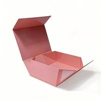 Boîte cadeau rigide pliable en matériaux recyclables écologiques avec fermeture magnétique, finition brillante/mate, pour articles de Noël haut de gamme