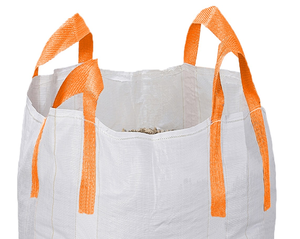 Sac vrac FIBC en PP de qualité alimentaire haute visibilité, respirant, à fond plat, avec coins renforcés, poignées de levage, bec de remplissage supérieur, sûr pour les pierres - Product Image 5