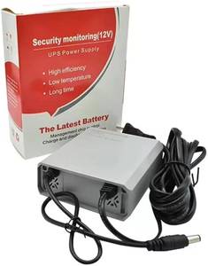 Batterie de secours remplaçable d'urgence, <span class=keywords><strong>adaptateur</strong></span> d'alimentation de secours mini UPS universel DC 12v 2a pour routeur, caméra IP extérieure - Product Image 6