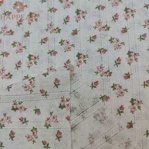 Happeak <span class=keywords><strong>t</strong></span>ùy chỉnh in kỹ thuậ<span class=keywords><strong>t</strong></span> số pointelle vải mềm polyester bông hoa in cho <span class=keywords><strong>c</strong></span>ô gái và chàng trai phụ kiện quần áo - Product Image 4