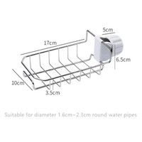 Support de rangement pour éponge en acier