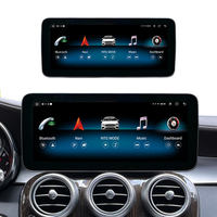 Système de musique de voiture, autoradio, écran tactile, navigation GPS Android 10.25/12.3, CarPlay pour Mercedes C W205 GLC X253 2015-2019