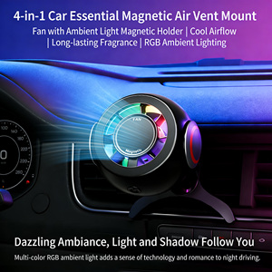 Aromatizador de Carro com Clipe para Ventilação Universal e Suporte Magnético para Celular - Product Image 5