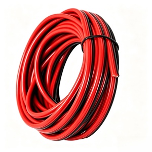 Câble parallèle 18 AWG rouge et noir, fil électrique <span class=keywords><strong>de</strong></span> raccordement, fil flexible pour bandes LED, extension pour utilisation domestique, automobile et scolaire - Product Image 1
