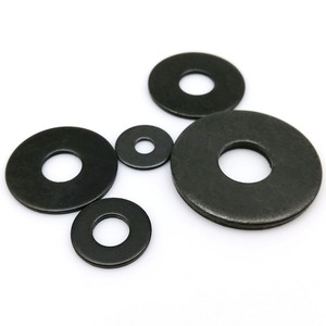 2/5/10/20/25 pièces Rondelle plate large en acier noir Grade 8.8 M3 M4 M5 M6 M8 M10 M12 <span class=keywords><strong>M14</strong></span> M16 GB96 - Product Image 1