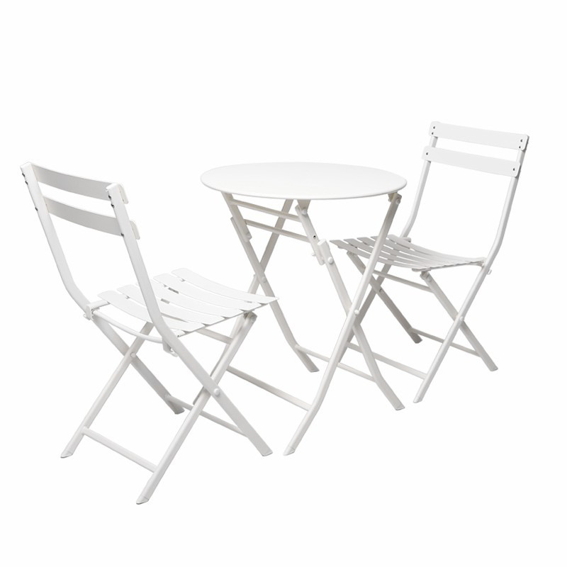 Ensemble trois pièces cercle blanc 60