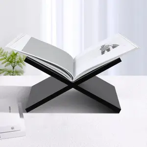 X Design Book Holders For Reading Hands Free 2PC Book Display Stand