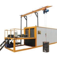 Machine de construction routière à performance stable 55000W 380V/220V, machine à décanter à tambour DT8 8-10TPH pour la fusion du bitume