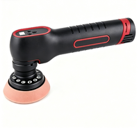 Polisseuse orbitale sans fil mini 10,8-12V DA, excentrique 8mm/12mm, tampon 30-75mm, affichage numérique 4 vitesses pour le detailing automobile