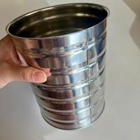 Fabrieksgemaakte op maat bedrukte matte cilindrische voedselveilige ronde grote lege popcorn blikken emmer vele blikken
