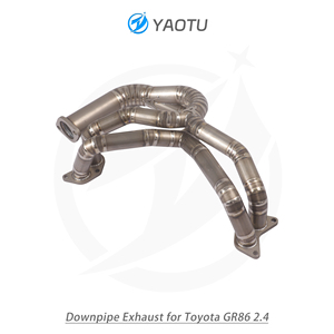 YT ống xả tiêu đề thẳng (hợp kim titan, màu gốc) cho TOYOTA gr86 2.4 - Product Image 2