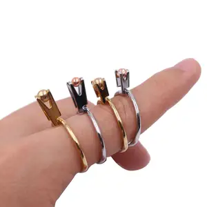 Jewelry Display Try On Tools 4 Prong Ring Setting Stand Bare Gemstone Stone Diamond Holder Stand Jewelry Claw Ring Blank