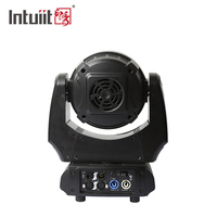 TOPLED Lampu Sorot Bergerak Mini LED Zoom Profesional 12x10W RGBW 4in1 5-60 Fokus Bermotor DMX Pencahayaan Panggung Aluminium