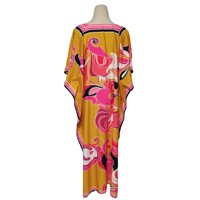 Robe d'été de style européen et américain à imprimé léopard 100% polyester pour la plage. Robe longue ample de protection solaire pour bikini, motif numérique