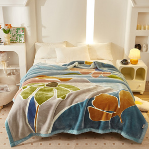 Offre Spéciale King Size Style coréen très épais lourd Raschel <span class=keywords><strong>couverture</strong></span> flanelle polaire <span class=keywords><strong>couverture</strong></span> pondérée pour l'hiver - Product Image 6