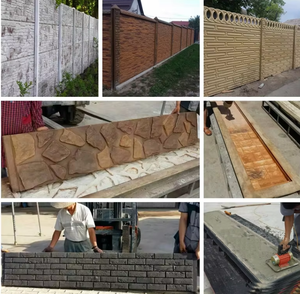 FR merek prefabrikasi Panel pagar beton dan bangunan blok cetakan plastik injeksi Molding Mode Model 190*50*5 - Product Image 2