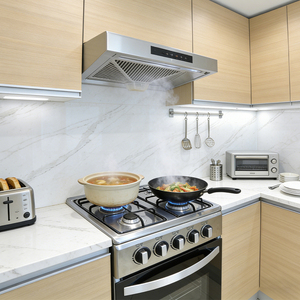 Cucina a Gas Freestanding <span class=keywords><strong>con</strong></span> 4 Fuochi e <span class=keywords><strong>Forno</strong></span>, Piano in Vetro Tradizionale, Accensione Elettronica - Product Image 4