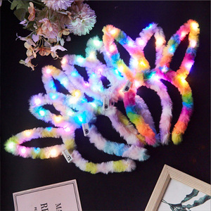 Serre-tête lumineux en forme d'oreilles de lapin pour enfants, idéal pour les anniversaires, Noël, les remises de diplômes et les fêtes amusantes - Product Image 2