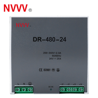 Transformateur AC-DC 24V 480W SMPS 20A Alimentation à découpage pour laboratoire et machines (garantie de 6 ans)