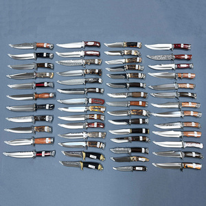 سعر المصنع سكين البقاء الكبيرة المستقيمة الجديدة المحمولة التكتيكية لصيد دمشق ذات النصل الثابت مع غمد من النايلون - Product Image 1