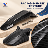 Kit de protection de chaîne et de garde-boue avant et arrière en fibre de carbone pour moto électrique Sur Ron Light Bee X S - Pièces de mise à niveau