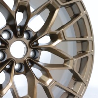 Rines de Aleación Forjados Xywheel 827M en Bronce Mate de Alta Calidad, Tamaño y Color Personalizados 5x112/120 para Mercedes para la Serie AMG, Nuevo Ajuste Personalizado