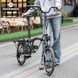 Xe đạp gấp người lớn khung nhôm siêu nhẹ ROCKBROS 7 tốc độ, thiết kế di động, dành cho đi phố và giải trí - Product Image 2