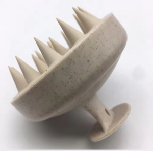 Silicone environmentally friendly shampoo brush head massage claw calf cleaning comb <b>shower</b> brush bathroom set - Product Image 6