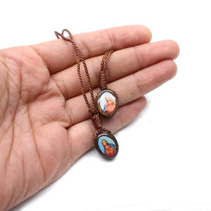 <span class=keywords><strong>Saint</strong></span> <span class=keywords><strong>père</strong></span> et vierge épaulettes catholique en bois croix omoplate collier prière église chrétienne fournitures en gros - Product Image 5