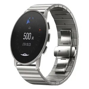 Pulseira luxuosa de metal e borboleta, bracelete de aço inoxidável para suunto 9 peak 3, pulseira de relógio inteligente